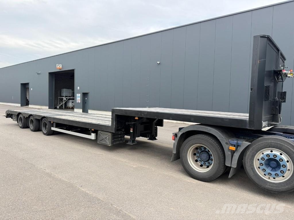 Renders NPSL32 3-AS DIEPLADER (VERNIEUWD) / LOWLOADER (REF Low loader-semi-trailers