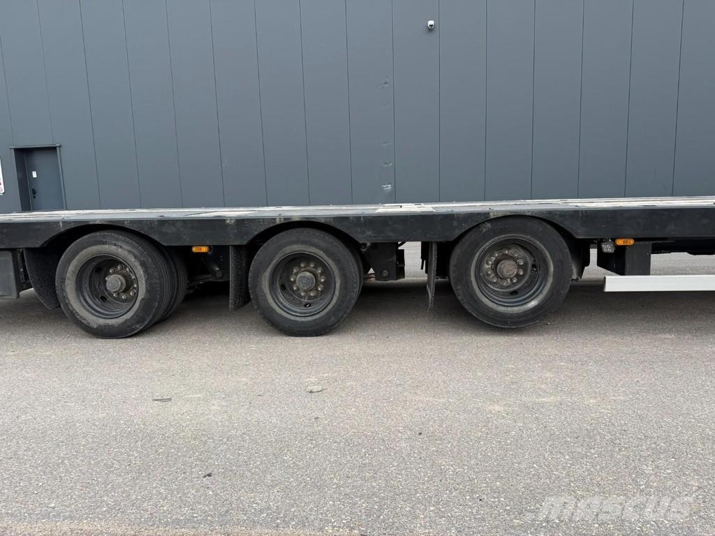Renders NPSL32 3-AS DIEPLADER (VERNIEUWD) / LOWLOADER (REF Low loader-semi-trailers