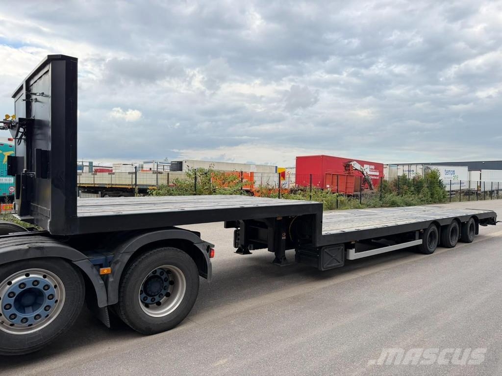 Renders NPSL32 3-AS DIEPLADER (VERNIEUWD) / LOWLOADER (REF Low loader-semi-trailers