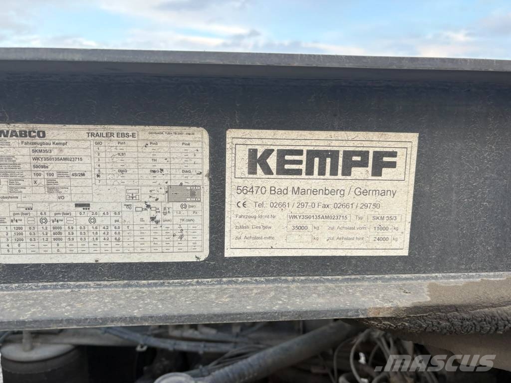 Kempf SKM 35/3 نصف مقطورات قلابة