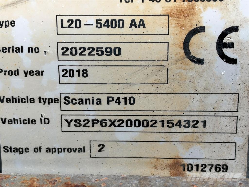 Scania P410 6x2*4 Koukkulava kuorma-autot