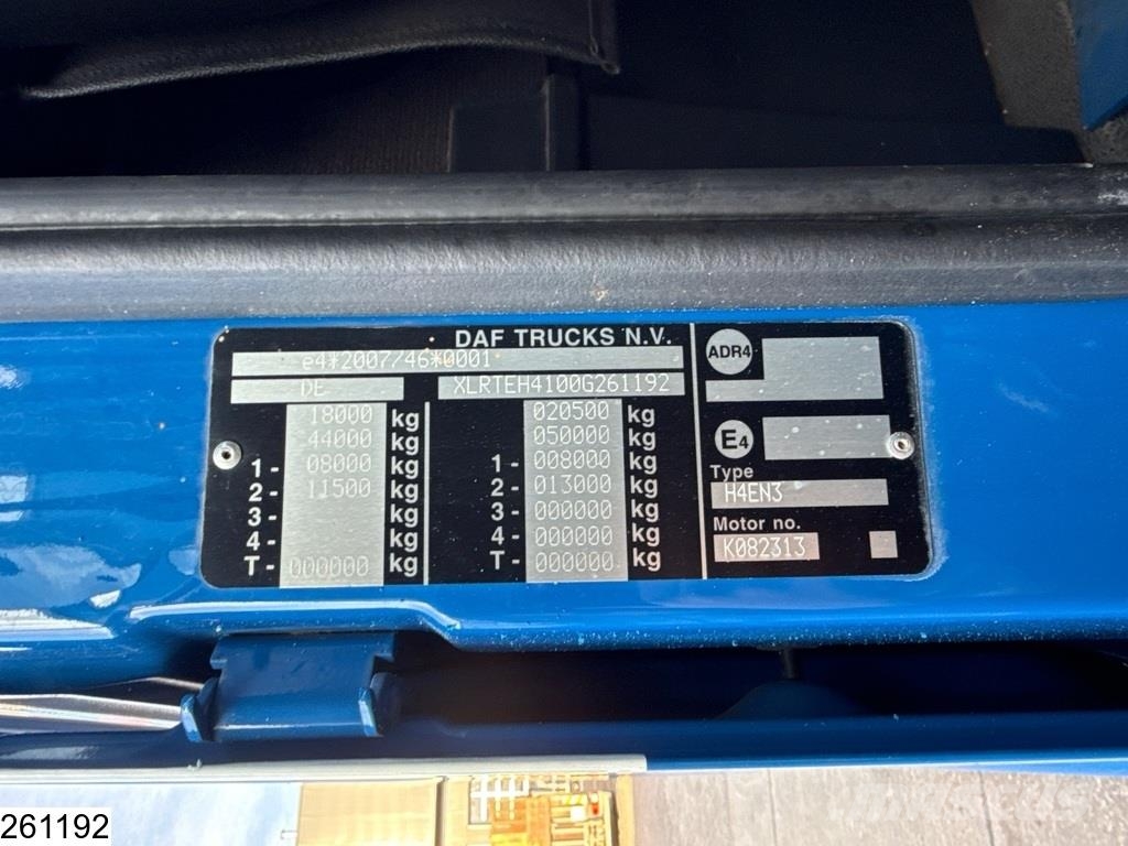 DAF XF 450 EURO 6, Retarder, Hydrauliek, Standairco Sattelzugmaschinen