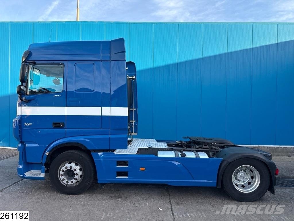 DAF XF 450 EURO 6, Retarder, Hydrauliek, Standairco Sattelzugmaschinen