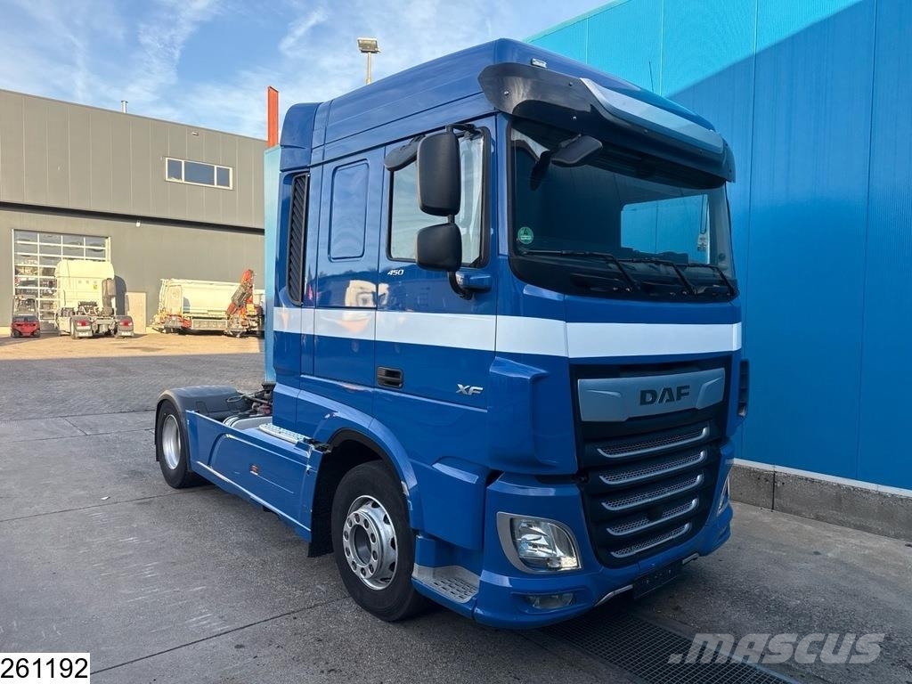 DAF XF 450 EURO 6, Retarder, Hydrauliek, Standairco Sattelzugmaschinen