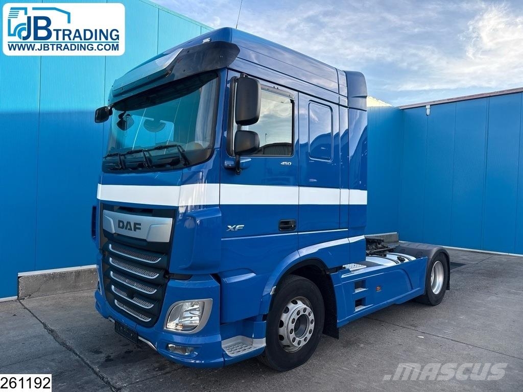 DAF XF 450 EURO 6, Retarder, Hydrauliek, Standairco Sattelzugmaschinen