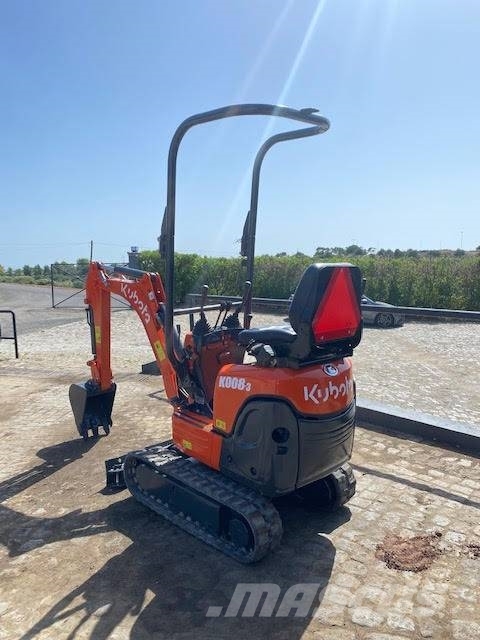 Kubota K 008-3 Mini Escavadoras <7t