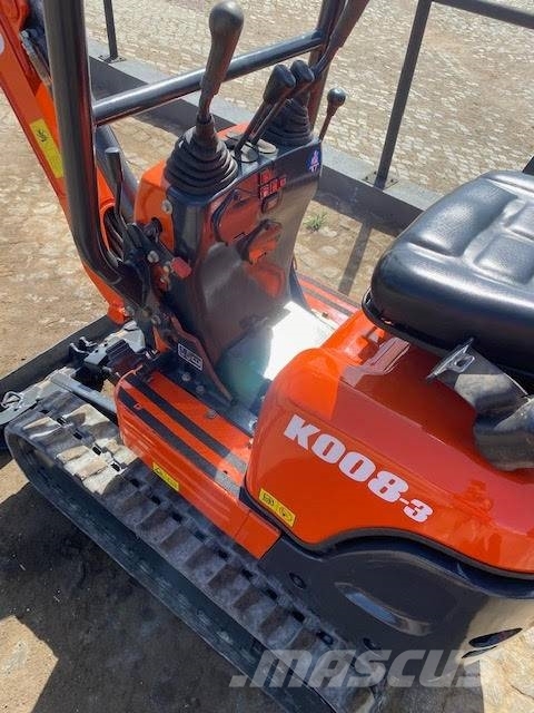 Kubota K 008-3 Mini Escavadoras <7t