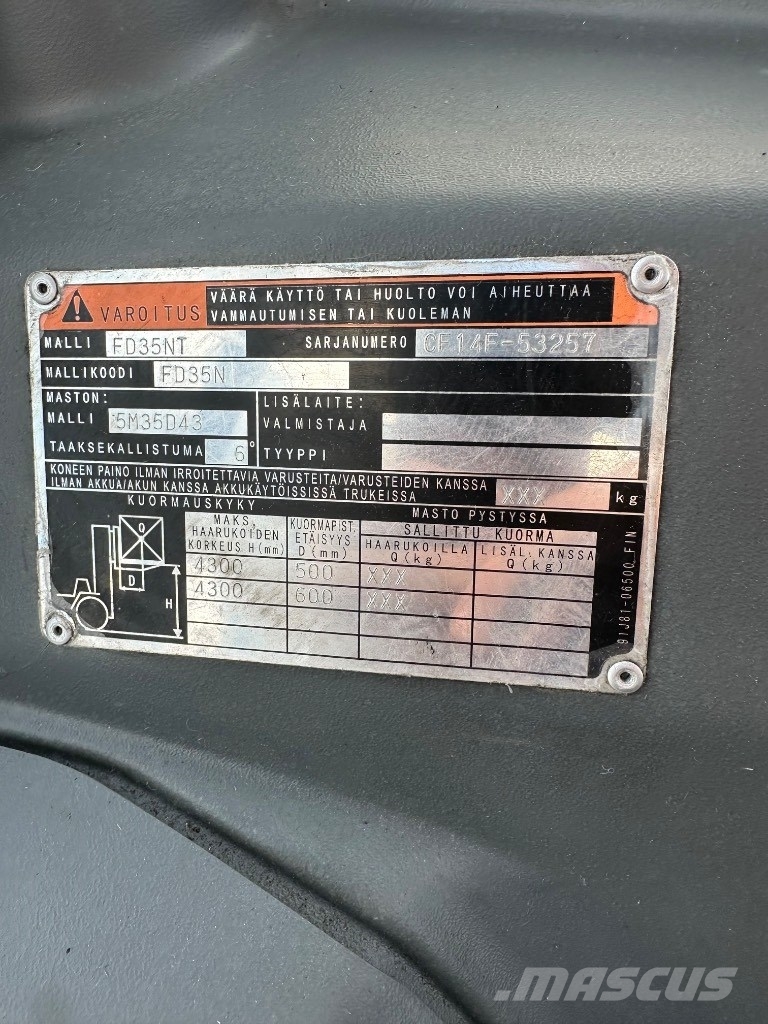 Mitsubishi FD 35 N Diiseltõstukid