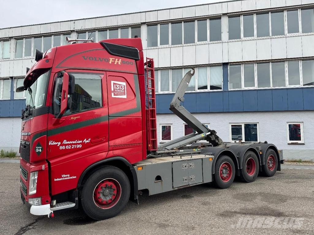 Volvo FH 500 8X2 EURO 6 + JOAB 24 TON HOOKLIFT شاحنات الرافعات الخطافية