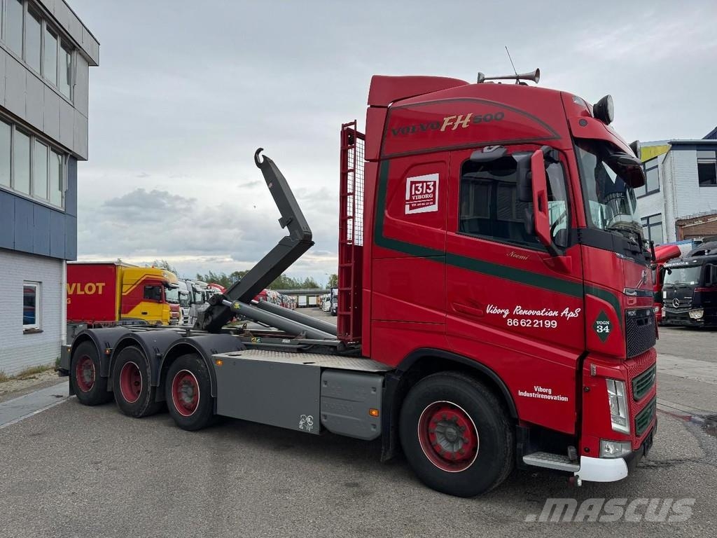 Volvo FH 500 8X2 EURO 6 + JOAB 24 TON HOOKLIFT شاحنات الرافعات الخطافية