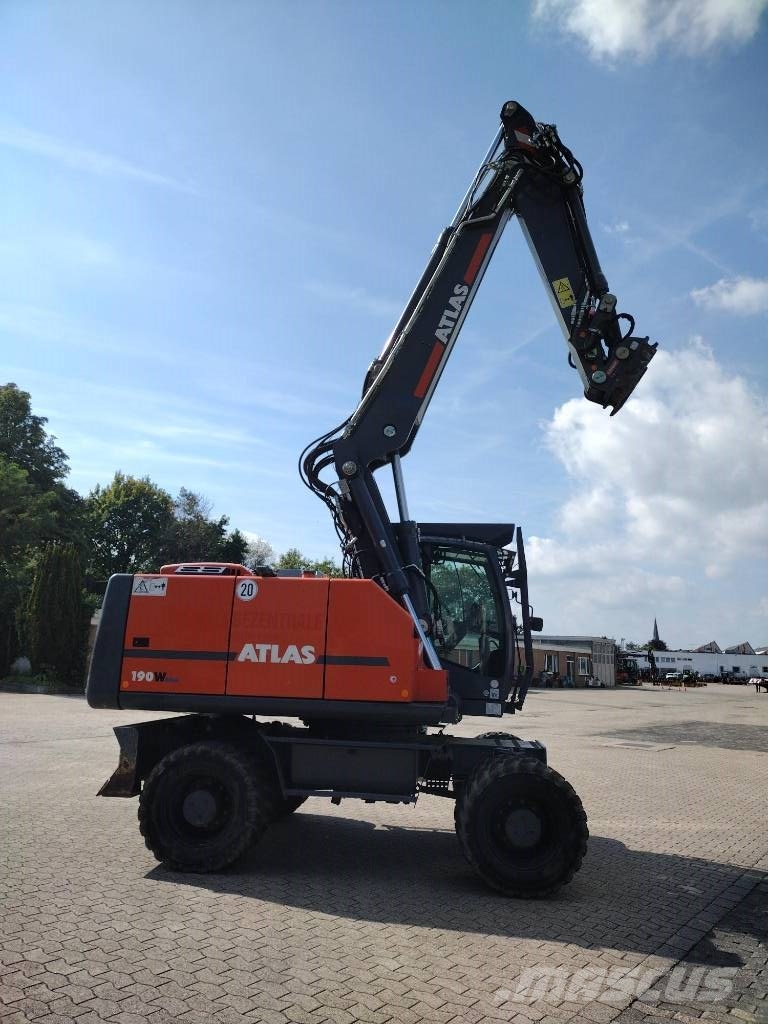 Atlas 190W mit OilQuick OQ70-55 Mobilbagger