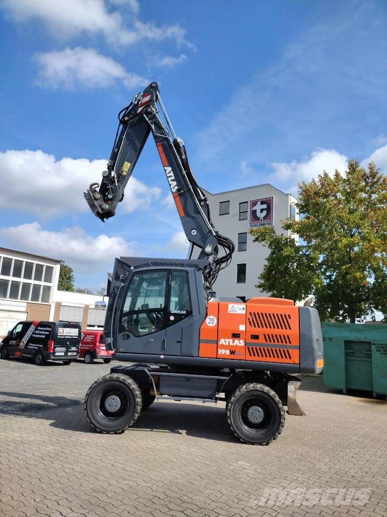 Atlas 190W mit OilQuick OQ70-55 Mobilbagger