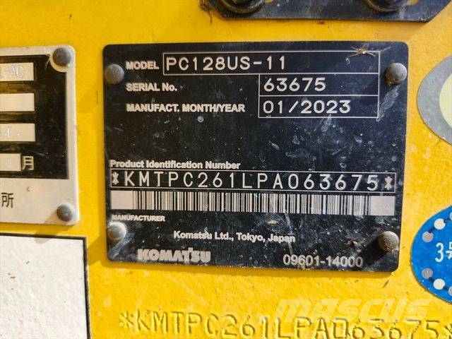 PC PC128US‑11 حفارات زحافة