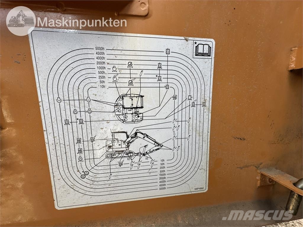 CASE CX85D Sr Kāpurķēžu ekskavatori