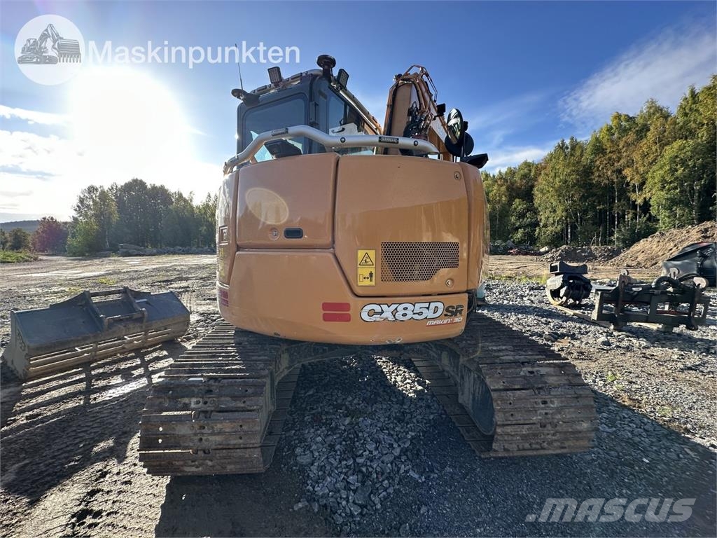 CASE CX85D Sr Kāpurķēžu ekskavatori