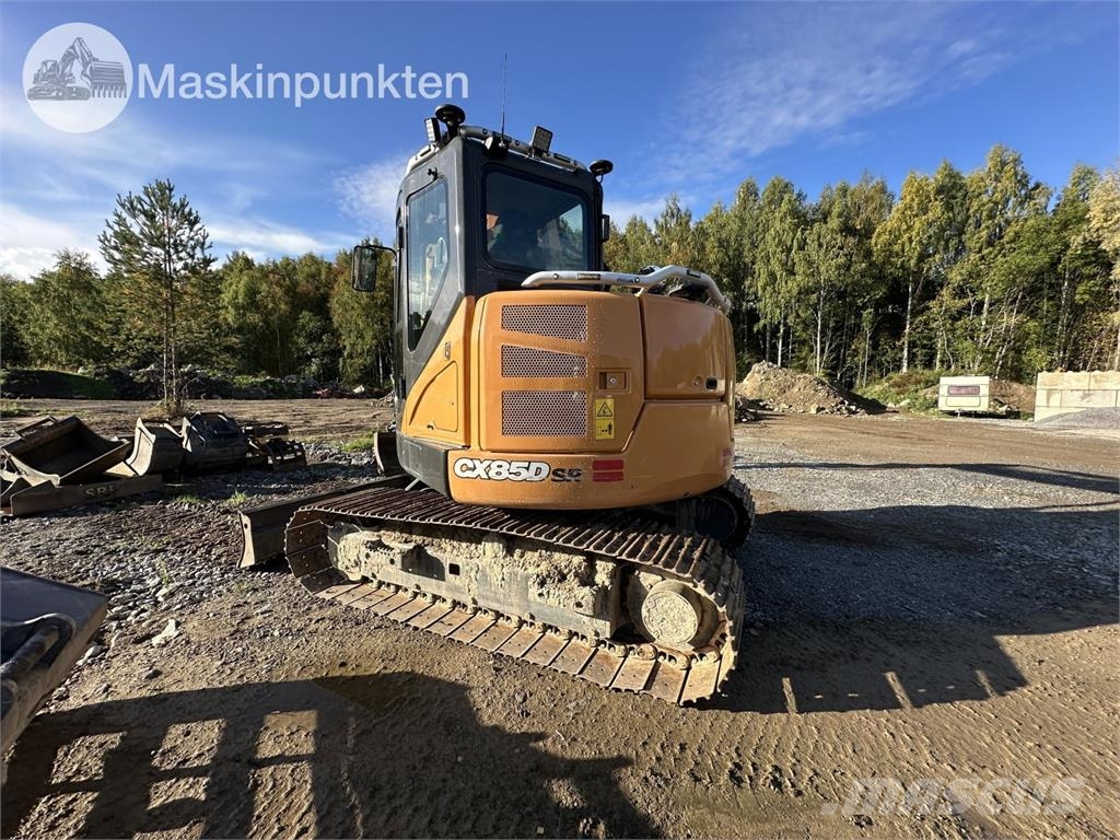 CASE CX85D Sr Kāpurķēžu ekskavatori
