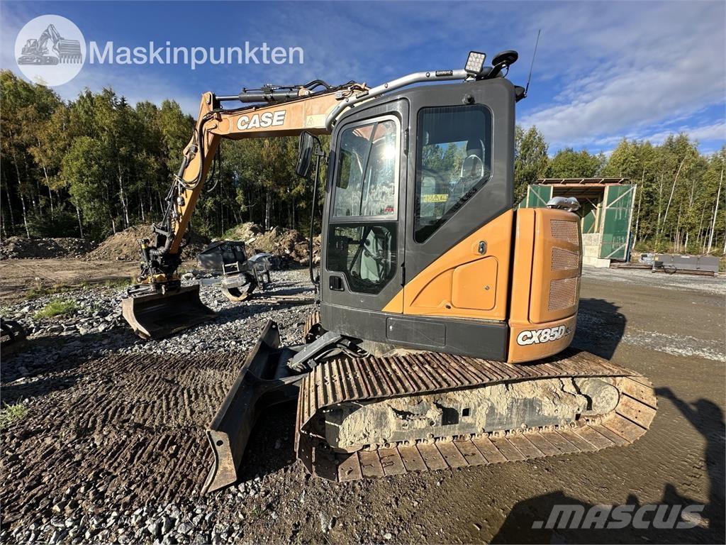 CASE CX85D Sr Kāpurķēžu ekskavatori