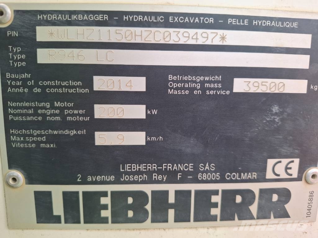 Liebherr R 946 Crawler excavators
