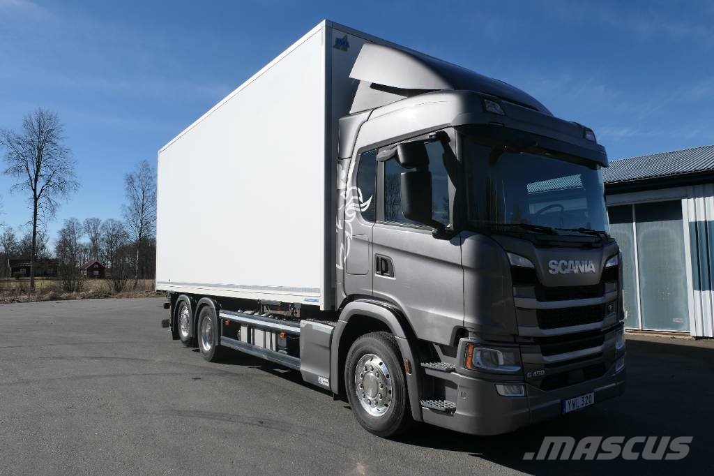 Scania Lösflaksbil G450b6x2*4nb 컨테이너 트럭