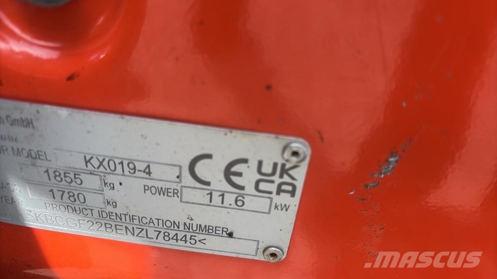 Kubota KX019-4 Мини-экскаваторы