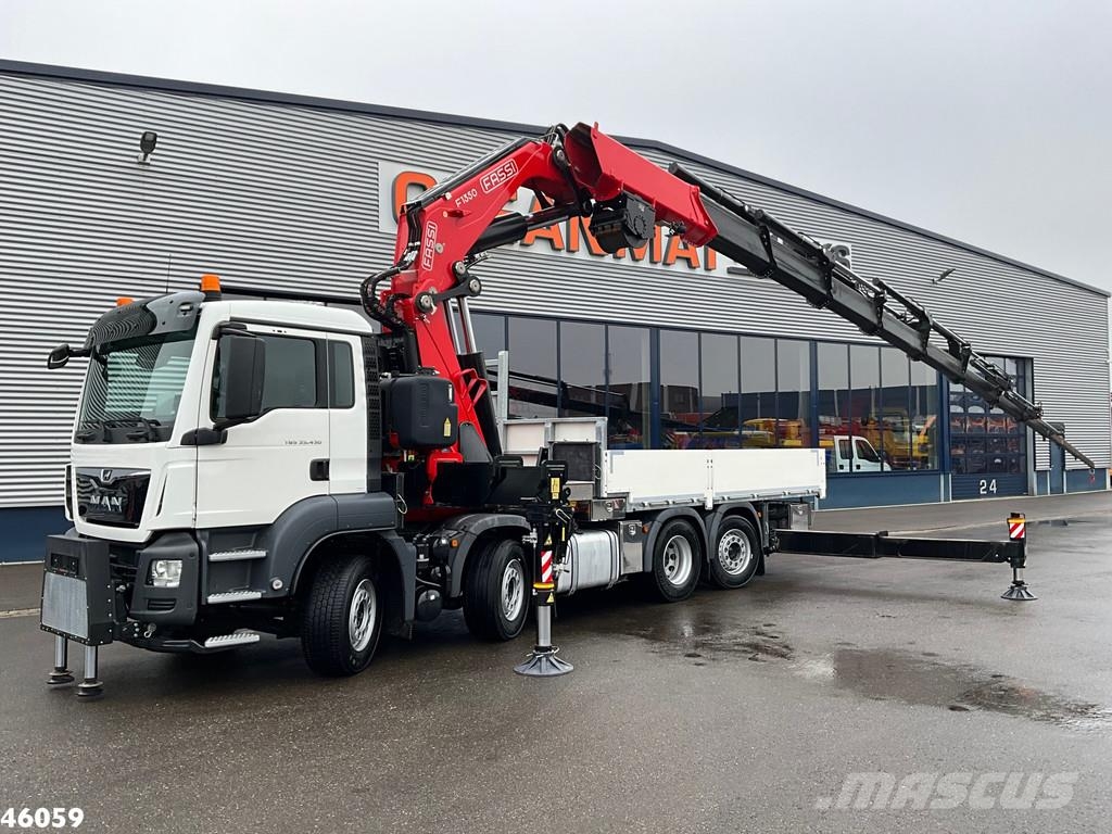 Man TGS 35.430 Euro 6 Fassi 135 Tonmeter laadkraan Jus, 2020, ANDELST ...