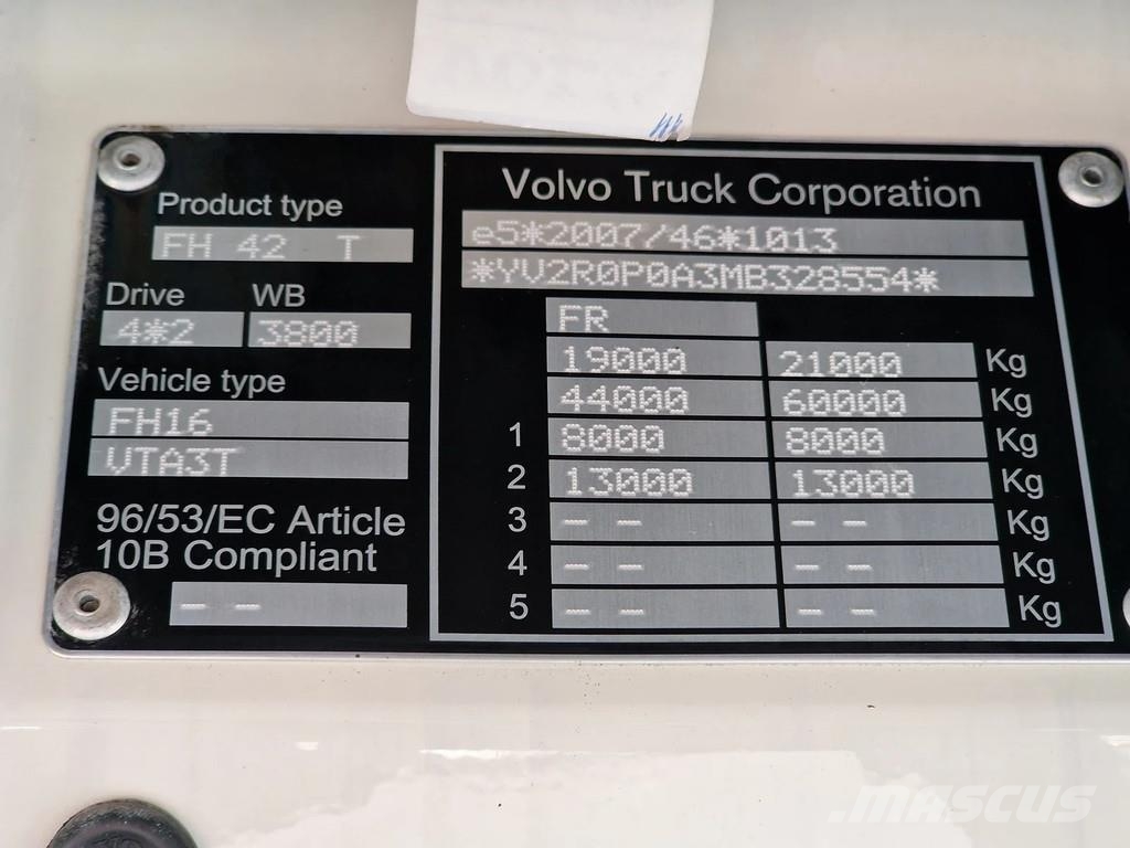 Volvo FH 16.750 Globetrotter 4x2 - Retarder - I parkcool Tractor Units