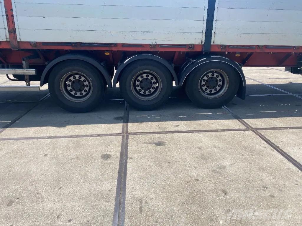 Lecitrailer 3 AXLE - BPW + HIAB R165 F3 Poluprikolice sa otvorenim sandukom