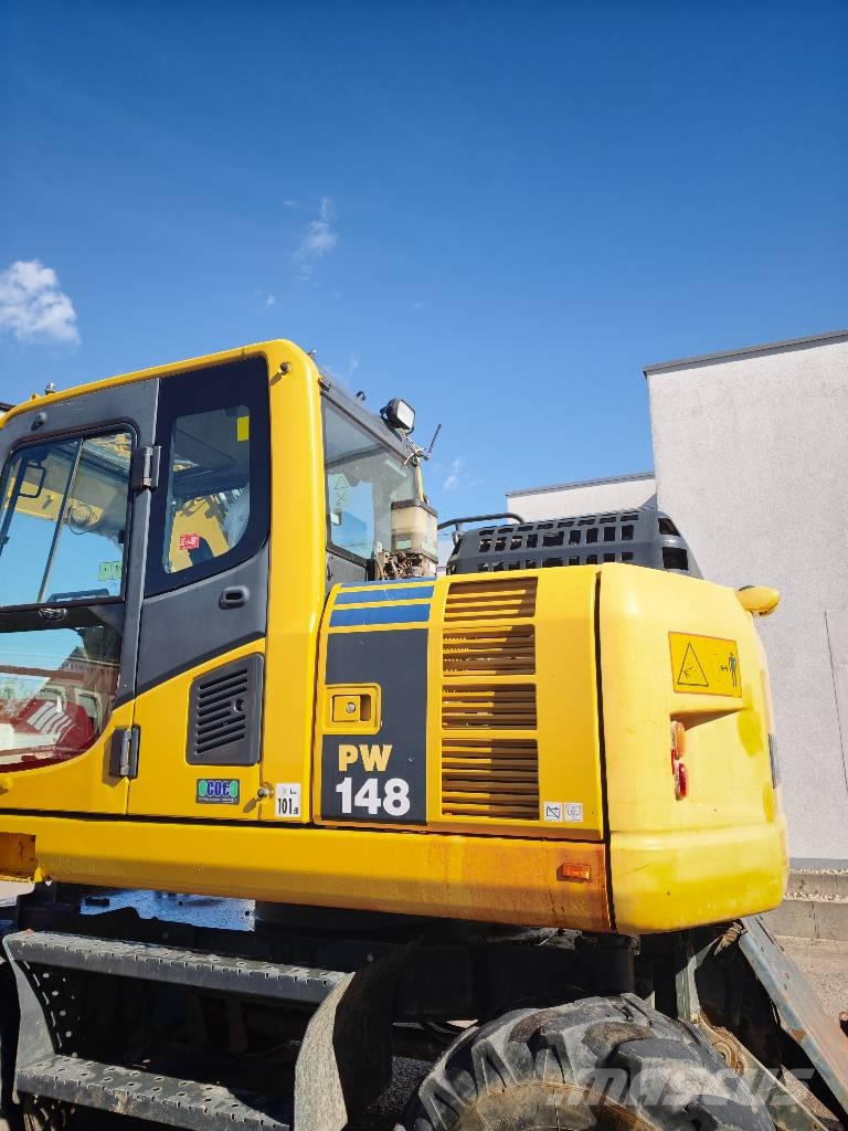 Komatsu PW 148-8 *Rotortilt* Klima* 2 Schaufeln Mobilbagger