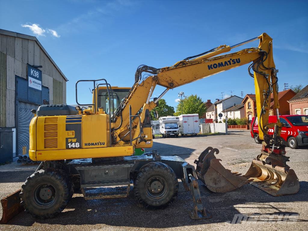 Komatsu PW 148-8 *Rotortilt* Klima* 2 Schaufeln Mobilbagger