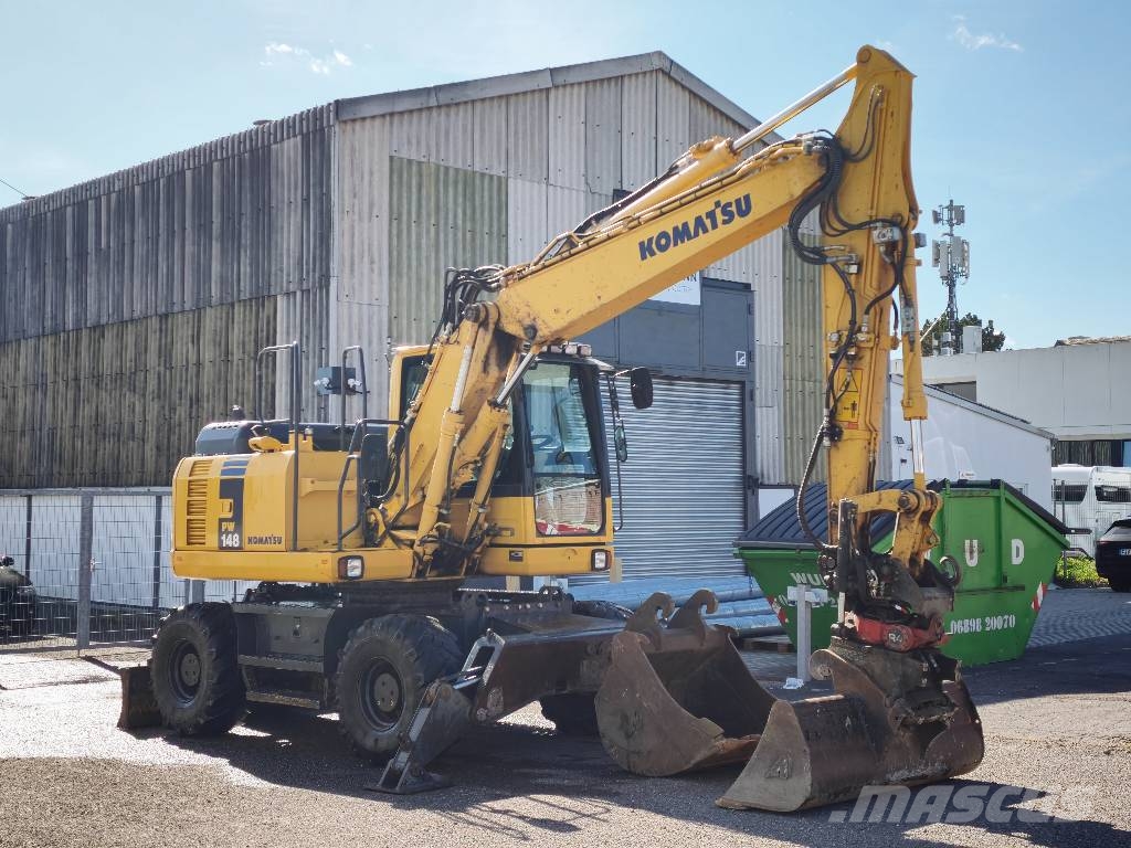 Komatsu PW 148-8 *Rotortilt* Klima* 2 Schaufeln Mobilbagger