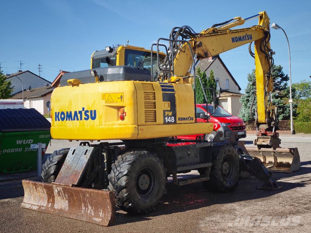Komatsu PW 148-8 *Rotortilt* Klima* 2 Schaufeln Mobilbagger