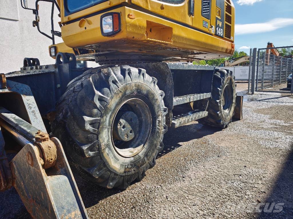 Komatsu PW 148-8 *Rotortilt* Klima* 2 Schaufeln Mobilbagger