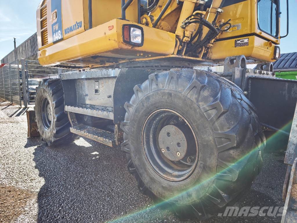 Komatsu PW 148-8 *Rotortilt* Klima* 2 Schaufeln Mobilbagger