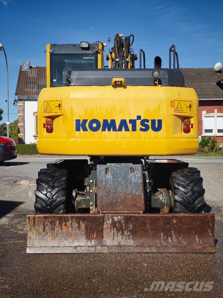 Komatsu PW 148-8 *Rotortilt* Klima* 2 Schaufeln Mobilbagger