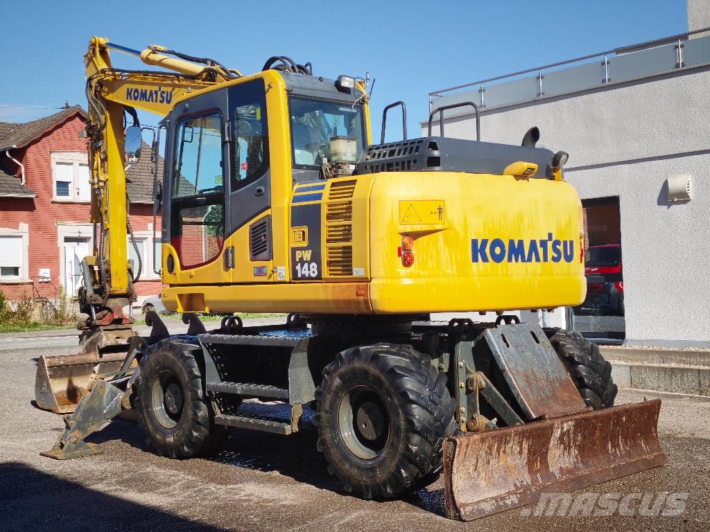 Komatsu PW 148-8 *Rotortilt* Klima* 2 Schaufeln Mobilbagger