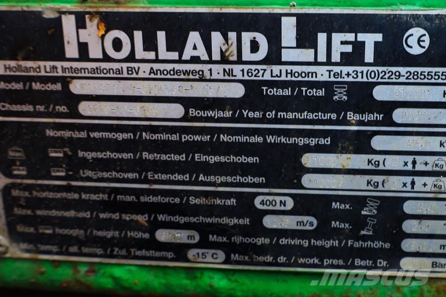 Holland Lift Megastar G-320DL30-4WDS/N Diesel, 4x4x4 Drive, 34m Podnośniki nożycowe