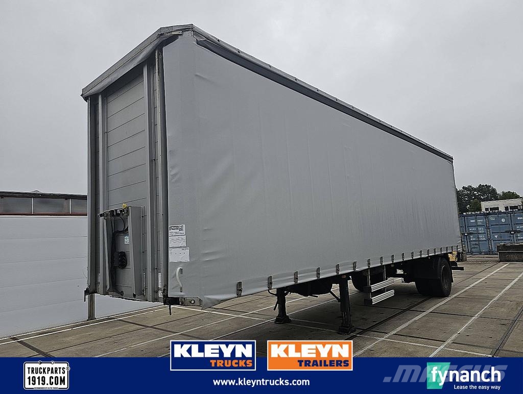 Meusburger PS10 STEER AXLE CITY, NEW CURTAINS, FORKLIFT CONNE Тентованные полуприцепы