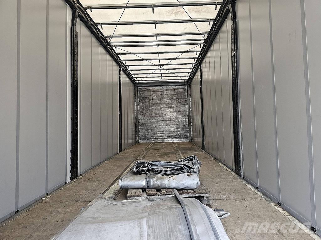 Meusburger PS10 STEER AXLE CITY, NEW CURTAINS, FORKLIFT CONNE Тентованные полуприцепы