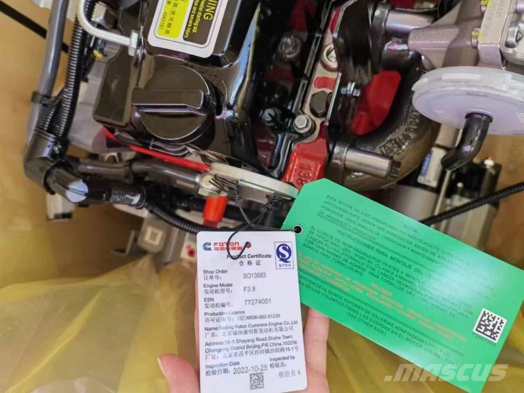 Cummins QSF3.8  CPL5342   Diesel engine Motorer