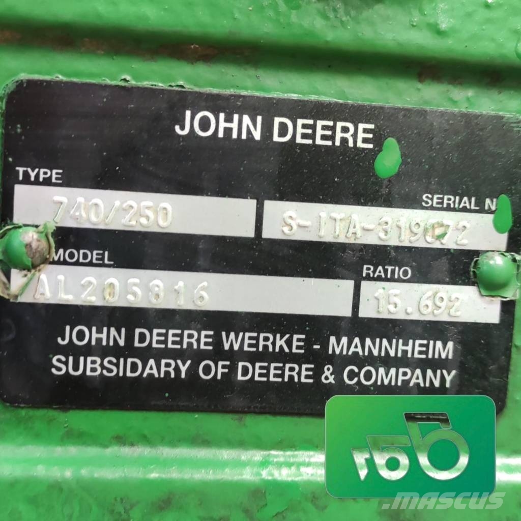 John Deere 6130M Front axle DANA 740/250 AL205816 Podvozje in vzmetenje