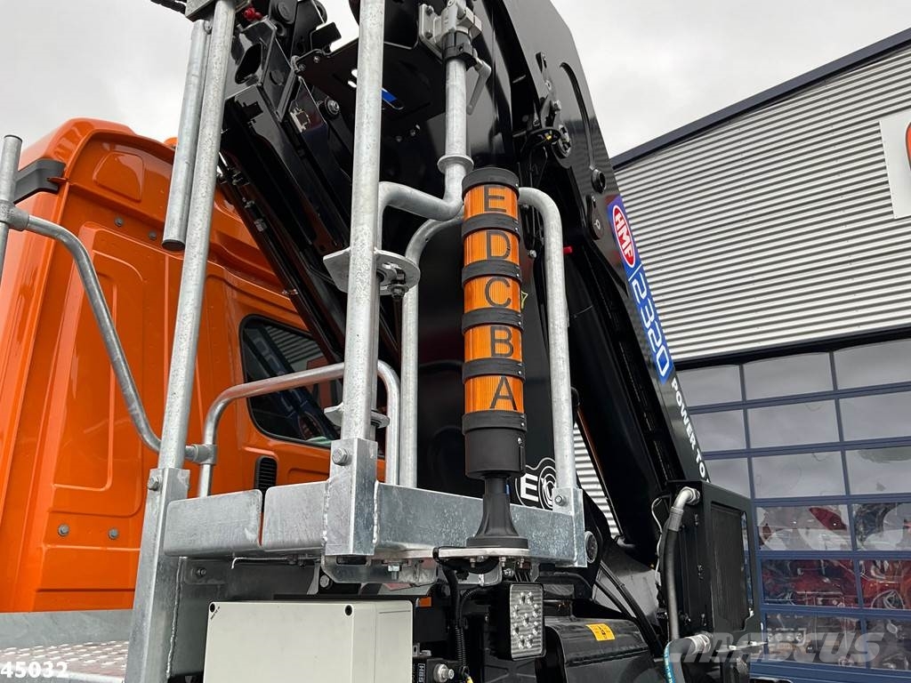Mercedes-Benz ACTROS 2543 HMF 23 Tonmeter laadkraan Hook lift trucks