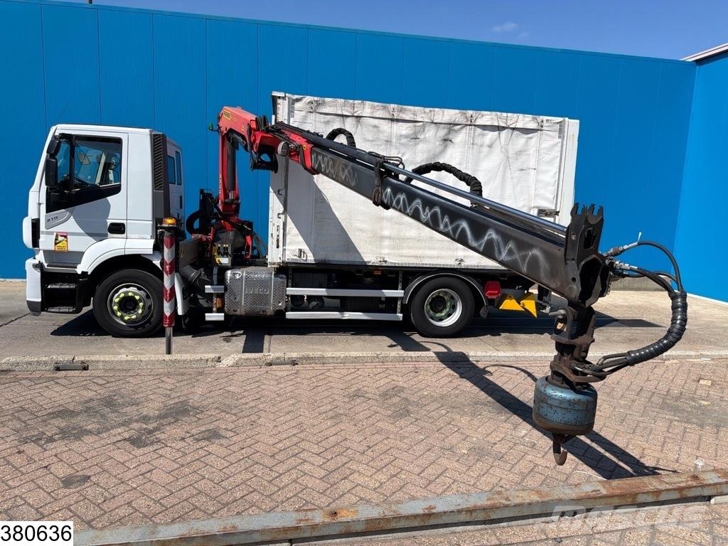 Iveco Stralis 310 EURO 6, PTO, Palfinger, Dhollandia Camiones de cama baja