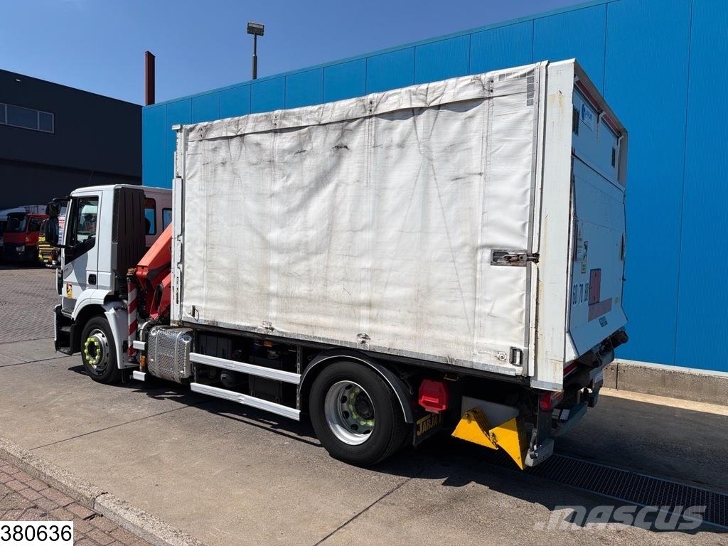 Iveco Stralis 310 EURO 6, PTO, Palfinger, Dhollandia Camiones de cama baja