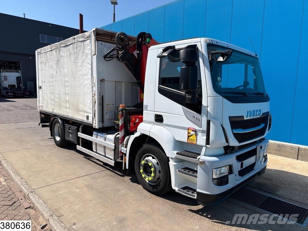 Iveco Stralis 310 EURO 6, PTO, Palfinger, Dhollandia Camiones de cama baja