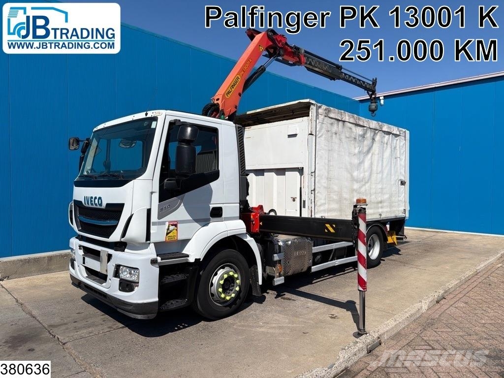 Iveco Stralis 310 EURO 6, PTO, Palfinger, Dhollandia Camiones de cama baja