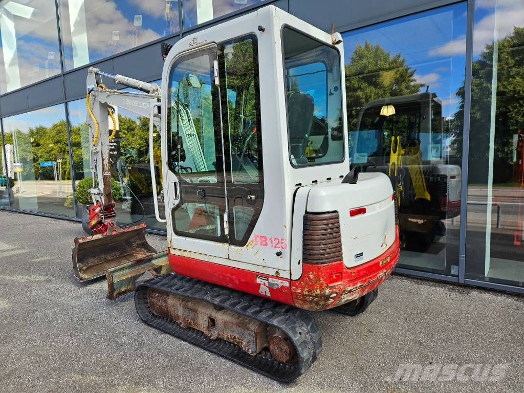 Takeuchi TB 125 حفارات صغيرة أقل من 7 طن (حفارات صغيرة)