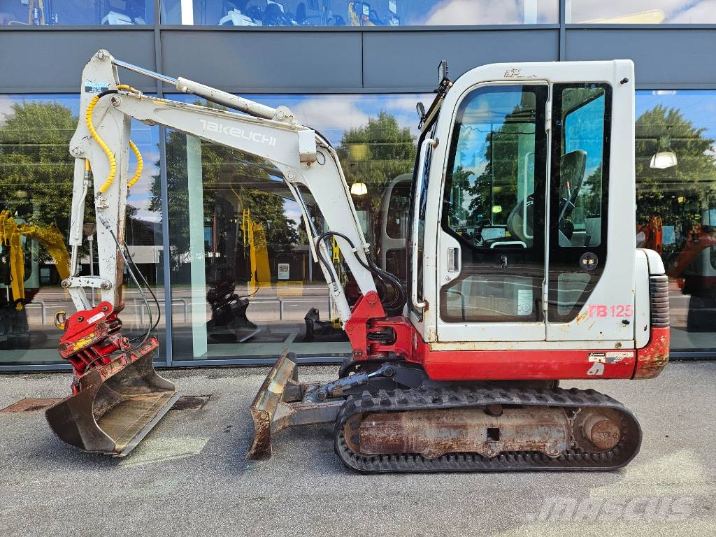Takeuchi TB 125 حفارات صغيرة أقل من 7 طن (حفارات صغيرة)