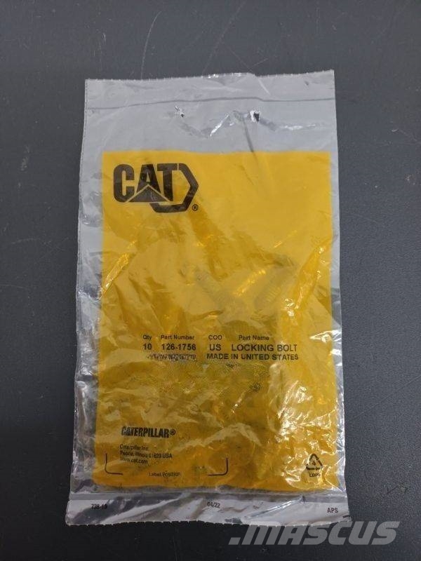 CAT LOCKING BOLT 126-1756 Ходовая часть и подвеска