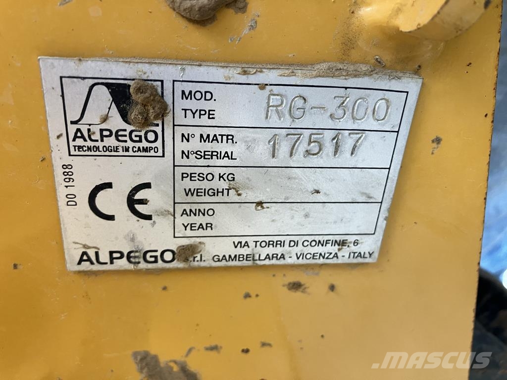 Alpego RG300 Grades mecânicas e moto-cultivadores