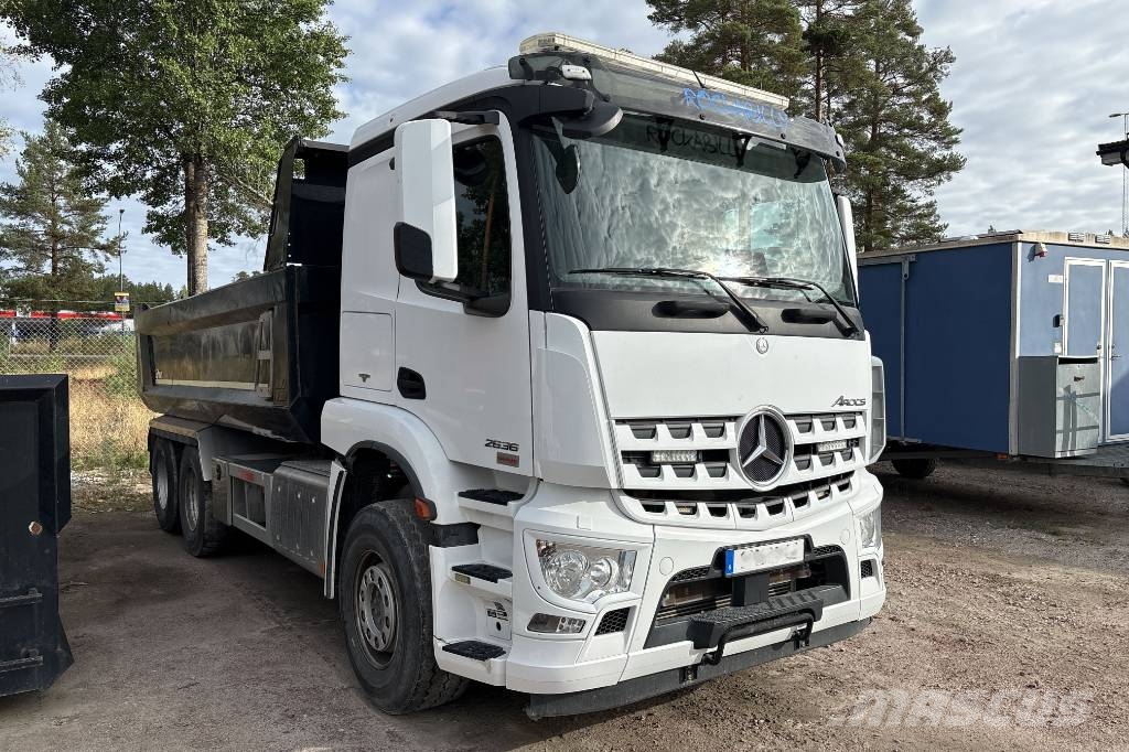 MERCEDES BENZ AROCS 2636 6*2, Endast 214047km Kiper tovornjaki